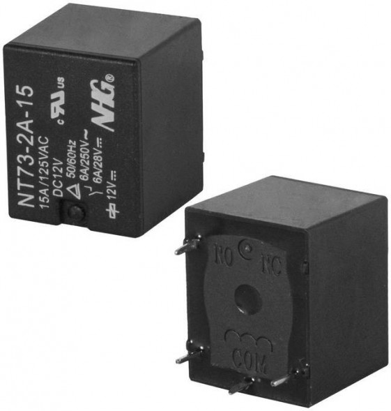 NT73-2-A-15-DC12V (JQC-3F) Реле электромагнитное