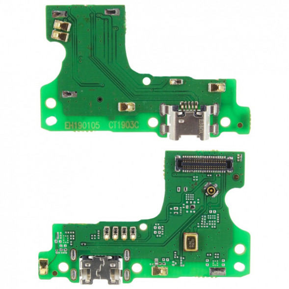Шлейф для Huawei Y6 2019, Y6 Prime 2019, Honor 8A, Honor 8A Pro плата на разъем зарядки, микрофон