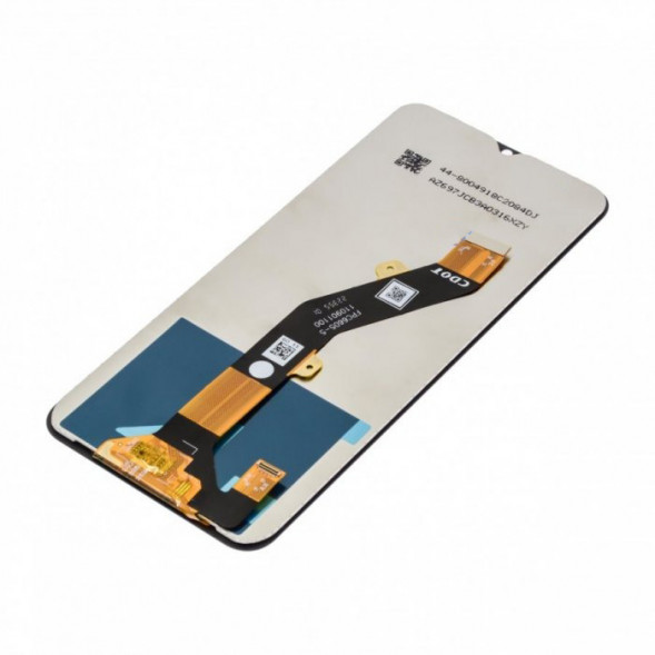 Дисплей для Tecno Spark 10 (Kl5q), Spark 10C (Kl5m) в сборе с тачскрином (Черный)