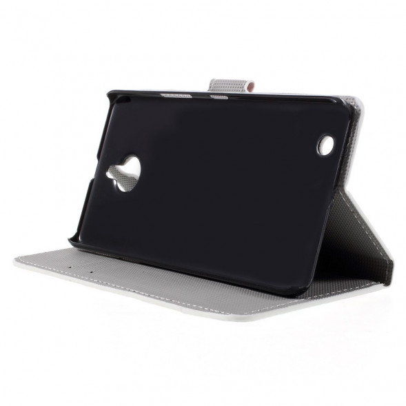 Чехол книжка с рисунком для Microsoft Lumia 850 (Много сов)