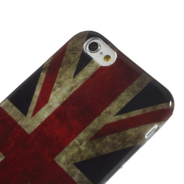 TPU Чехол накладка с рисунком для iPhone 6, 6S (Британский флаг)