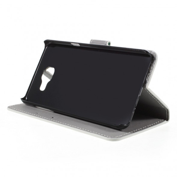 Чехол книжка с рисунком для Samsung Galaxy A5 (2016) SM-A510 (Спящая сова)