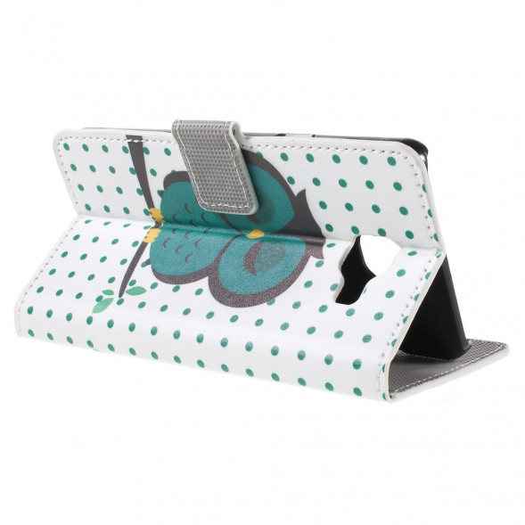 Чехол книжка с рисунком для Samsung Galaxy A5 (2016) SM-A510 (Спящая сова)