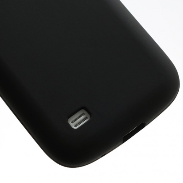 Силиконовый чехол для Samsung Galaxy S 4 mini i9190 (Черный)