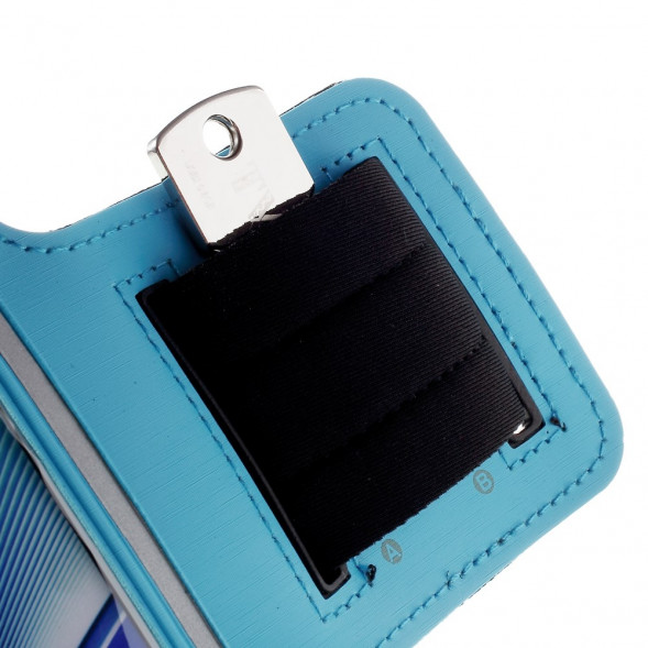 Спортивный чехол на руку для Samsung Galaxy S7 Edge G935 (Голубой)