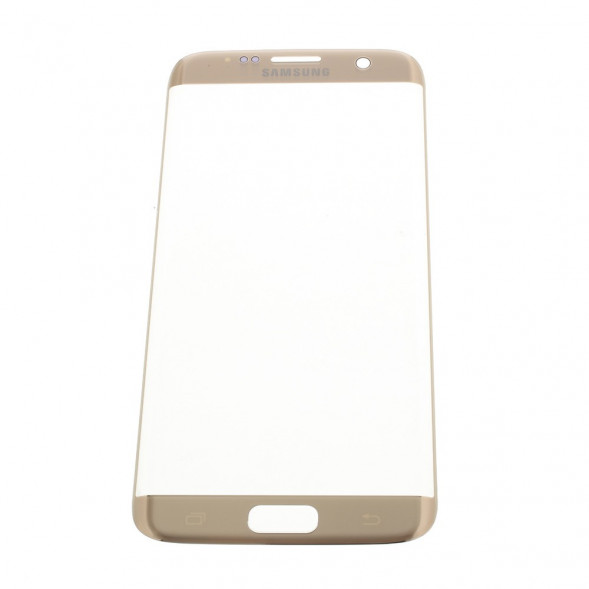Стекло для замены на Samsung Galaxy S7 Edge SM-G935F (Золото)