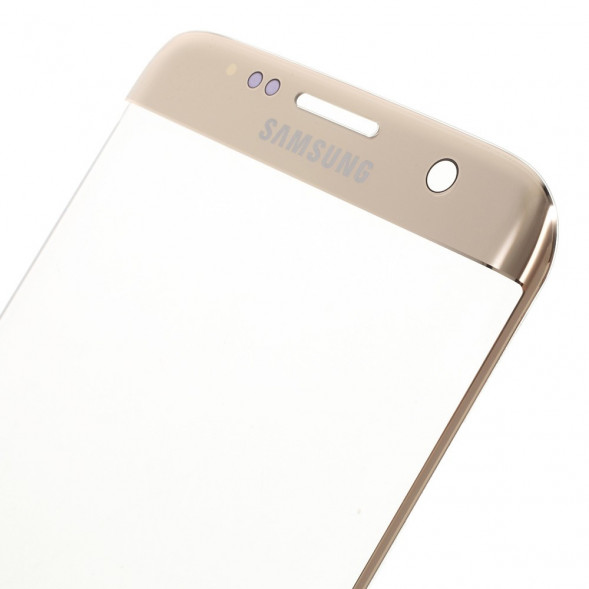 Стекло для замены на Samsung Galaxy S7 Edge SM-G935F (Золото)