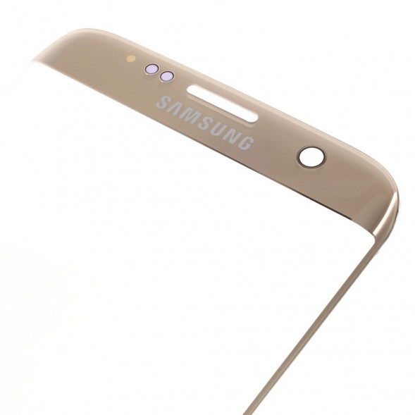 Стекло для замены на Samsung Galaxy S7 Edge SM-G935F (Золото)