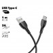 Кабель зарядки Borofone BX51 Triumph Type-C, 1м, 3A, PVC (черный)