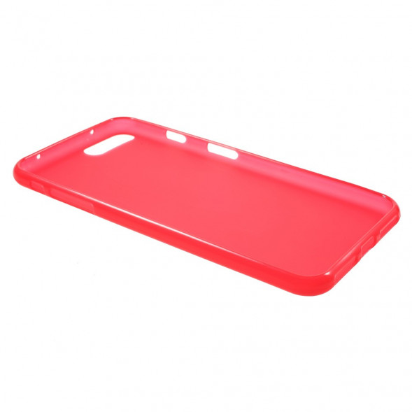 Матовый силиконовый чехол для iPhone 8 Plus, 7 Plus (Красный)