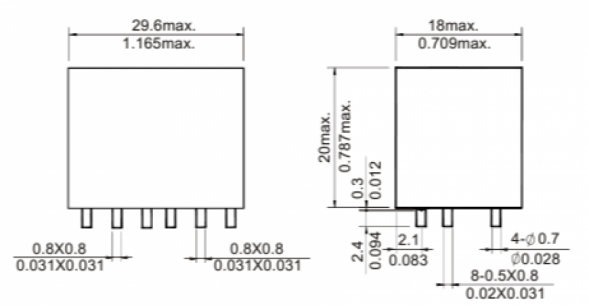 4117-2-2W-Z-10A-24VDC-1.0 Реле электромагнитное