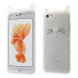 3D Cat силиконовый чехол для iPhone 6, 6s (белый)