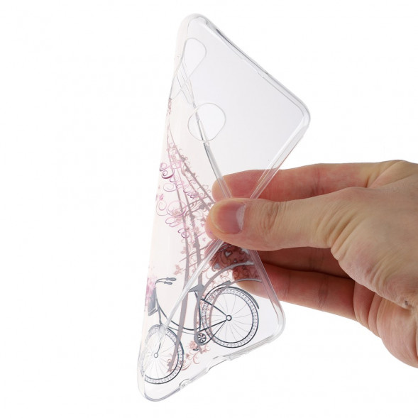 Силиконовый чехол для Samsung Galaxy A30, A20 (Эйфелева башня)